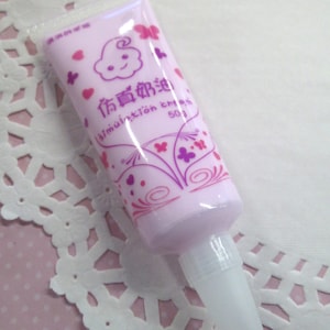 Decoden Whipped Cream Glue, Palest Lavender Color, for Cell Phone Decoration, 50g