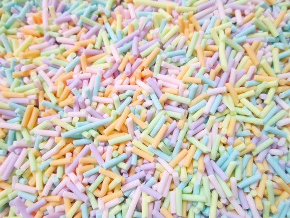 Pastel Rainbow Sprinkle Jimmies Pastel Rainbow Sprinkle Jimmies
