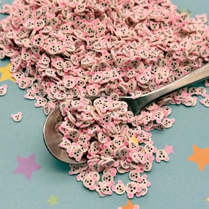 Kleine Maus Polymer Clay Streusel, Nailart Scheiben, Fimo Fake Decoden Jimmies, P31