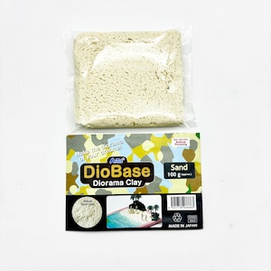 100 gram DioBase, Artec japansk diorama lufttorkande lera textur hantverkslera för dioramor, konstgjord mat och miniatyrer