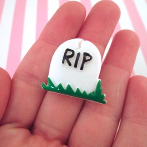 6 hars cabochons met platte achterkant, schattige acryl plastic Halloween-cabines met platte achterkant, DH6b