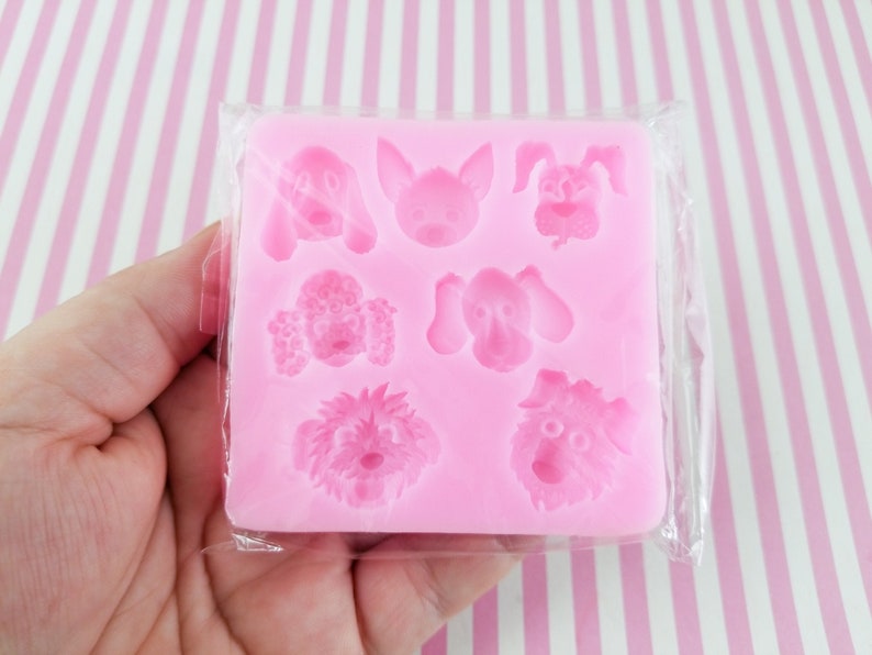 Puppy Dog Cabochon Mold Dog Molds Candy Clay Resin Etc Q2A