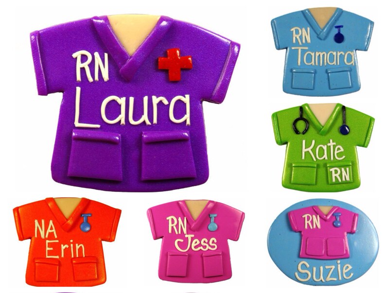 Nurses Face Name Badge Personalized Made to Order | Etsy