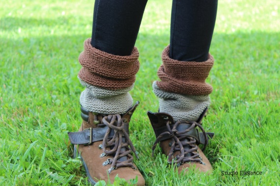 knitted boot toppers