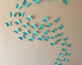 Papillon 3D Art mural.  Stickers muraux. Stickers muraux. papillons 3D. Choisissez parmi 48 couleurs