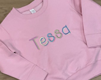 Embroidered Toddler/Kid Crewneck