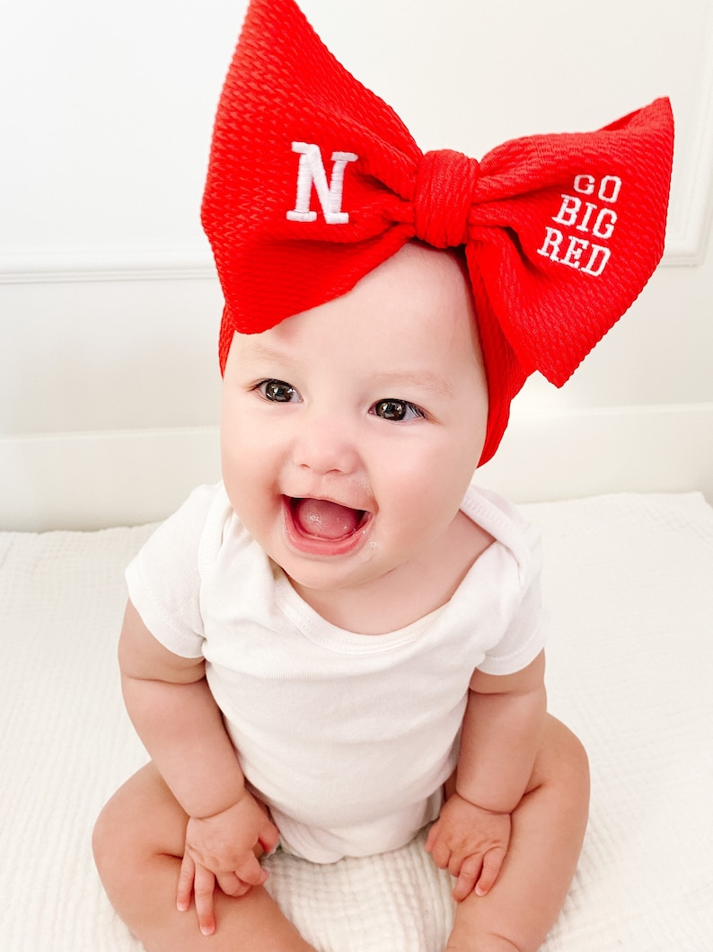 Game Day Baby Headwrap Bow image 2