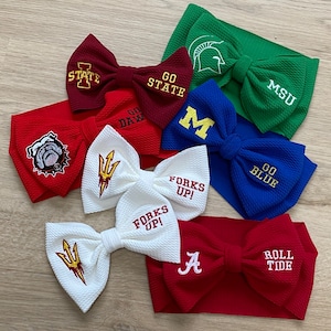 Game Day Baby Headwrap Bow image 1