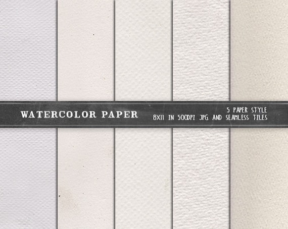 Watercolor Paper Textures: Canvas & Artist Surface (Digital Download)