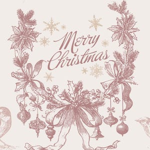 Christmas toile clipart set featuring vintage-inspired frames and wreaths in Tin Gold, Evergreen, Blue Frost, and classic red. Includes 26 designs (9 frames, 17 wreaths) in high-resolution 300 DPI PNG with transparent background and SVG files. Perfect for DIY Christmas cards, invitations, holiday scrapbooking, gift tags, printable wall art, and POD crafts. Elegant French vintage Noël en Toile style for holiday design projects.
