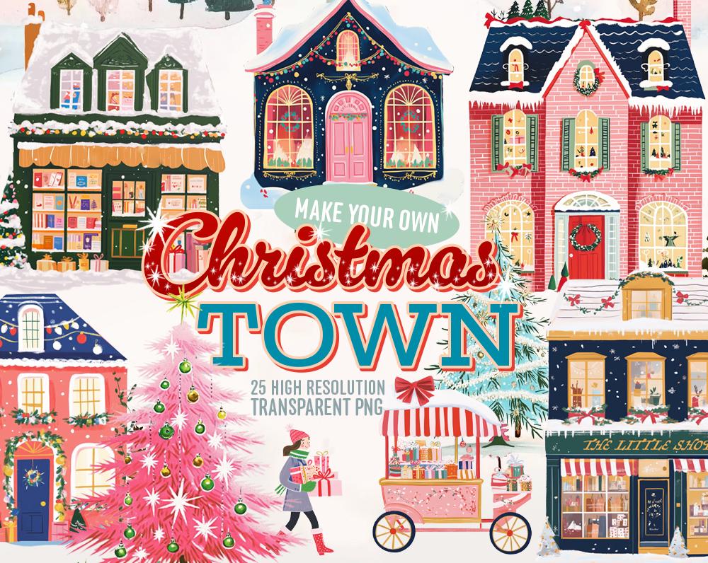 Colonial Christmas Village - Etsy