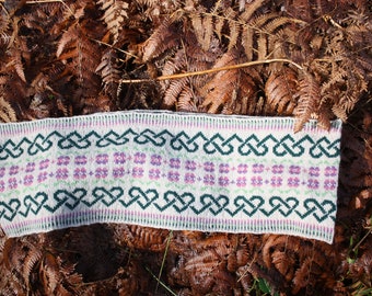 KNITTING PATTERN PDF Instant Download Glenrosa Infinity Scarf Hand Knitting Pattern Stranded Colourwork Fair Isle Scottish Celtic