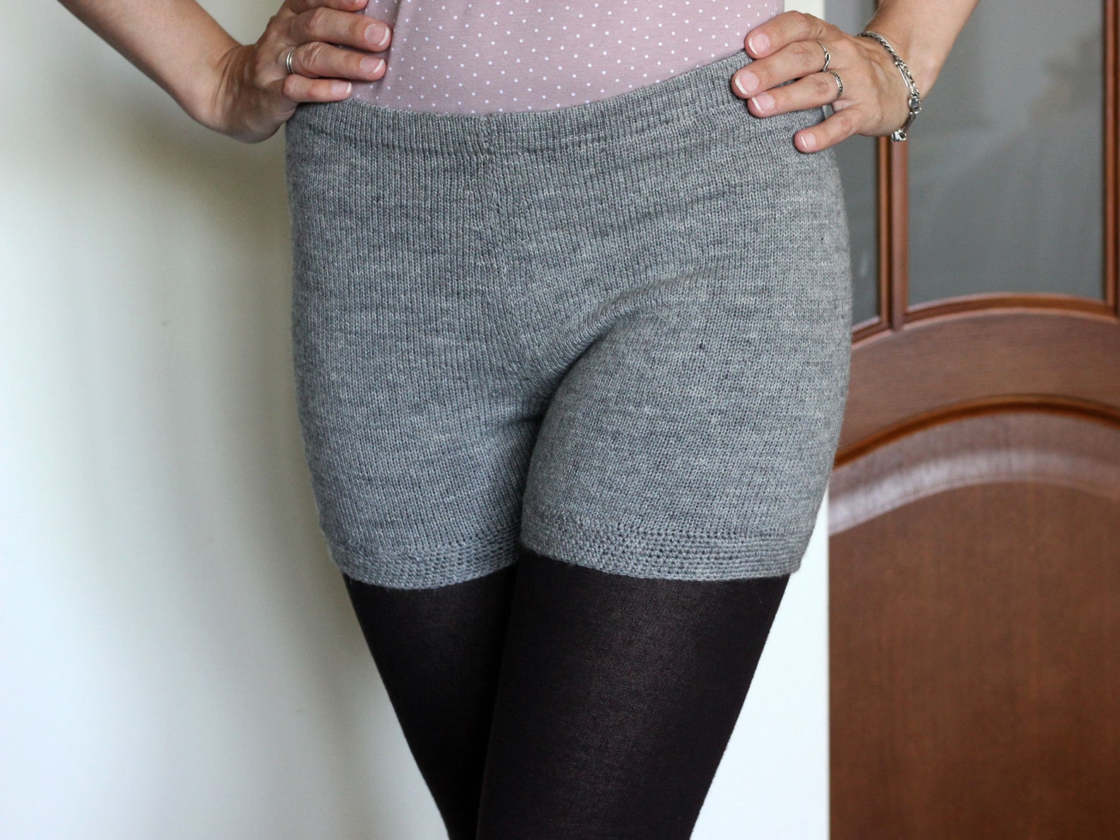 High Waist Panties Knitting Winter Fall Underwear Warm Wool Etsy