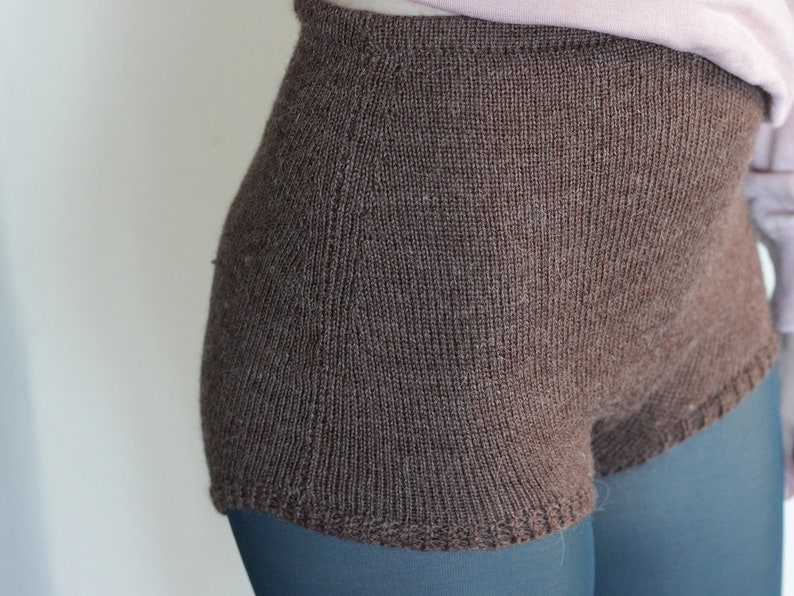 High waist panties knit panties underwear warm wool slips Etsy