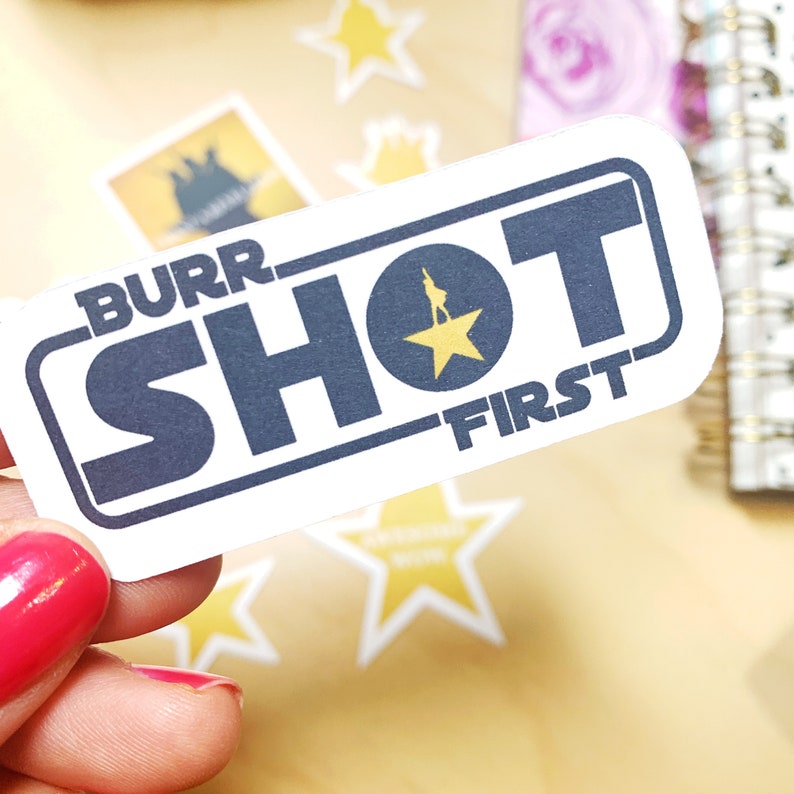 Hamilton Sticker Set Hamilton Musical Sticker Set Broadway Etsy