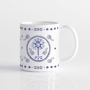 Neuron Porcelain Mug Science Microbiology Gift Mug, Unique Biology Gift