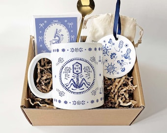 Bacteriophage Virus Mug Gift Box, Virology Science Gift, Molecular biology Gift, Virus Mug