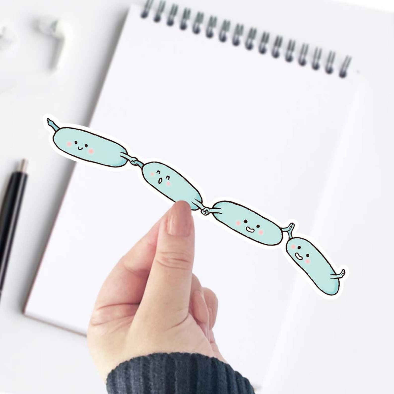 Streptobacillus Bacteria Vinyl Sticker, Science Microbiology Decal - Etsy