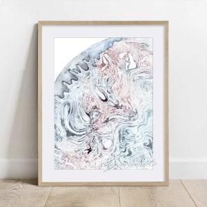 Lip Histology Art Print, Dermatology Art Wall Decor, Anatomy Art Science Art Poster