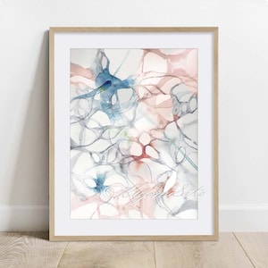 Mesenchymal Cells Umbilical cord, Science Art Print, Biology Wall Decor, Stem Cell Poster