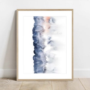 Skin Histology Art Poster, Epidermis Histology Watercolor Art, Dermatology Art Wall Decor, Anatomy Science Art