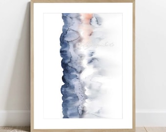 Skin Histology Art Poster, Epidermis Histology Watercolor Art, Dermatology Art Wall Decor, Anatomy Science Art