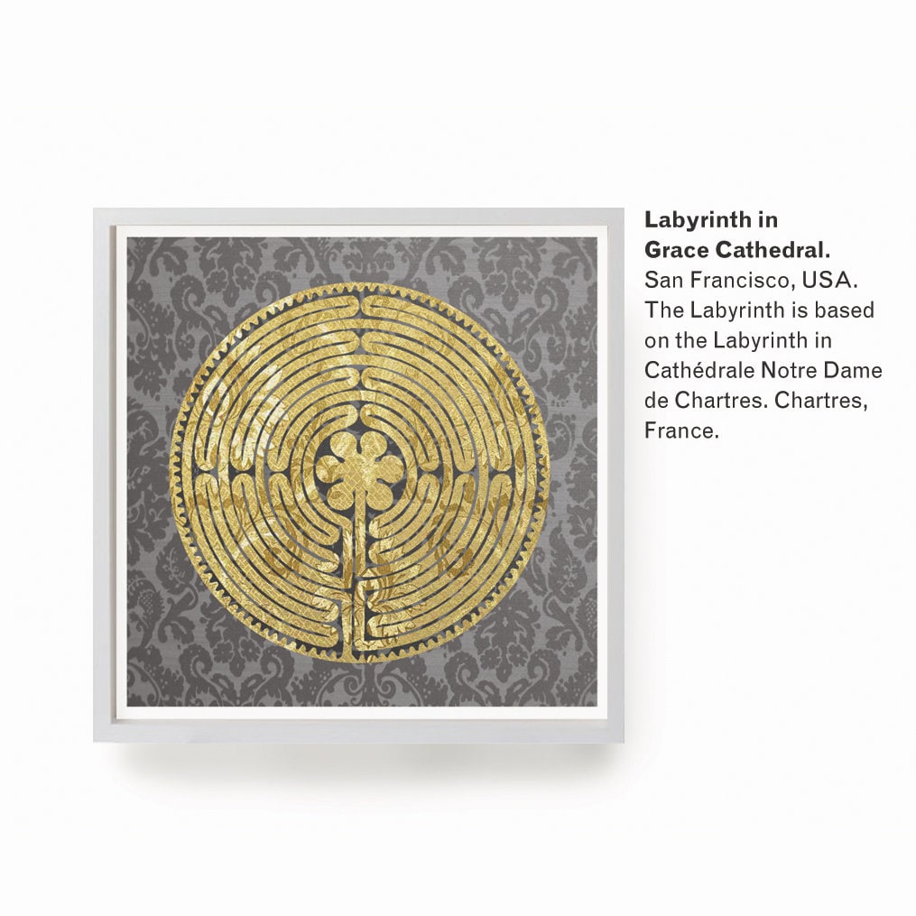 Labyrinth Set of 4 Poster, Print, Wall Decor, Art, 12 X 12 Inch - Etsy