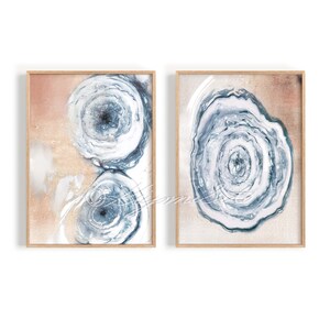 Pacinian Corpuscle Histology Art Set of 2 Art Prints, Dermatology Art, Skin Anatomy Art Science decor Poster Dermatologist decor