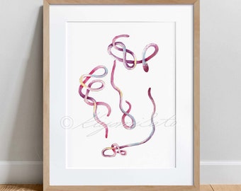 Ebola Virus Science Art wall decor Molecular biology poster Biology Print Virology gift Virus Print Microbiology Art Science Gift Poster