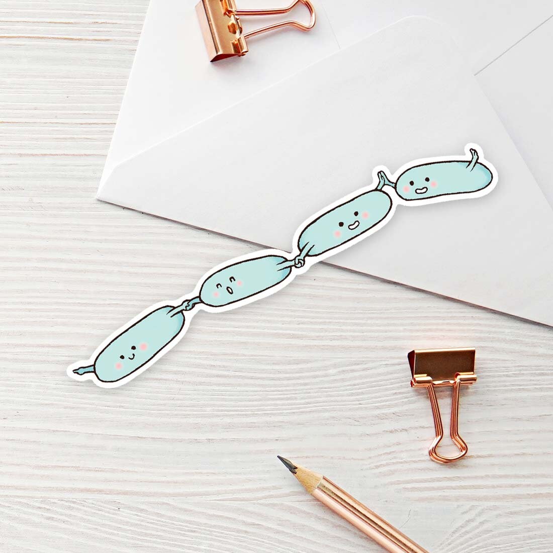 Streptobacillus Bacteria Vinyl Sticker, Science Microbiology Decal - Etsy