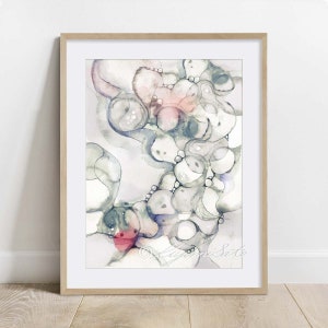 Histology of Fatty Tissue Art Poster, Science Art, Anatomy Wall Art, Biology Art Print