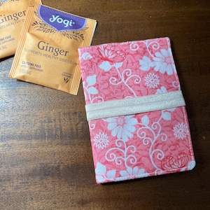 Monedero con forma de mariposa para té, monedero para bolsitas de té, monedero para té de viaje