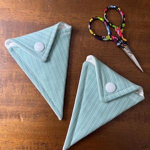 Small Scissor Keeper - Blue Stripe Scissor Pocket