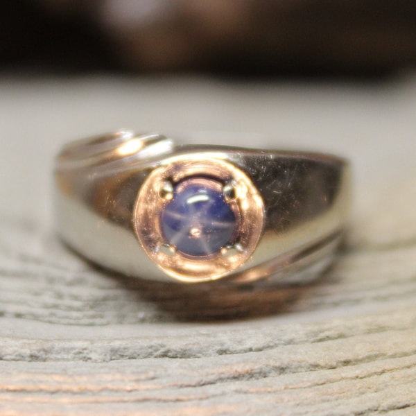 Star Sapphire Ring - Etsy