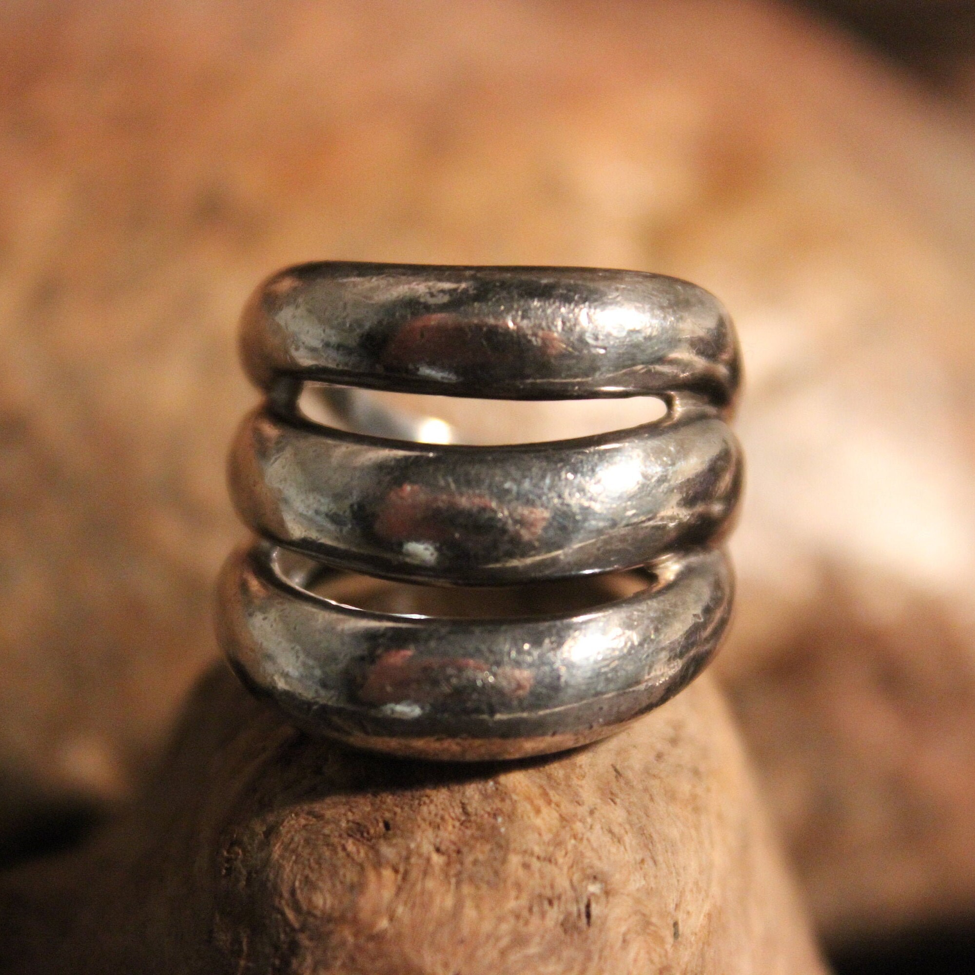 contemporary silver rings