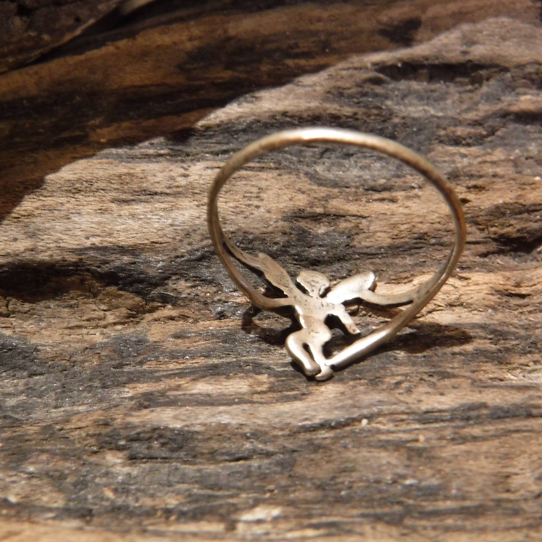 Vintage Sterling Silver Fairy Ring Size 8.25 Vintage Fairy Ring 1.4