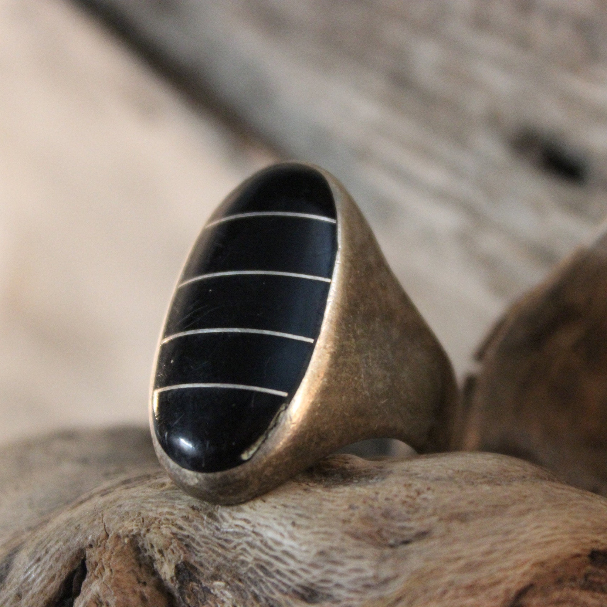 Mens Silver Ring Heavy 17.1 Grams Vintage Sterling Silver 925