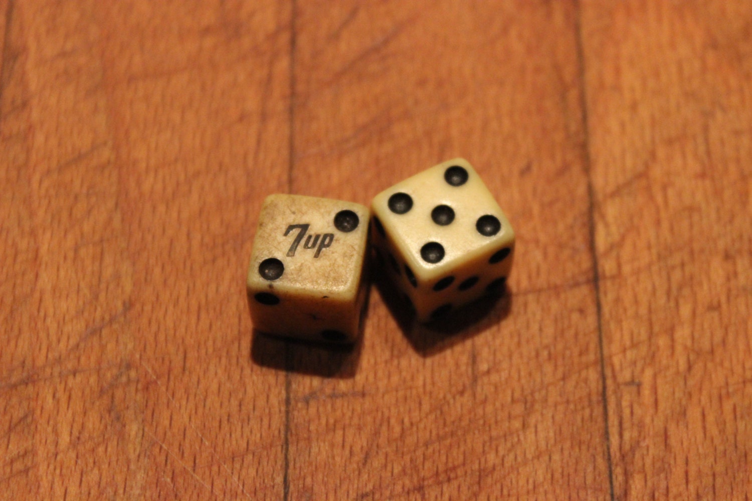 Vintage Dice 7up Dice Rolls a Seven Every Time Vintage 7up Advertising