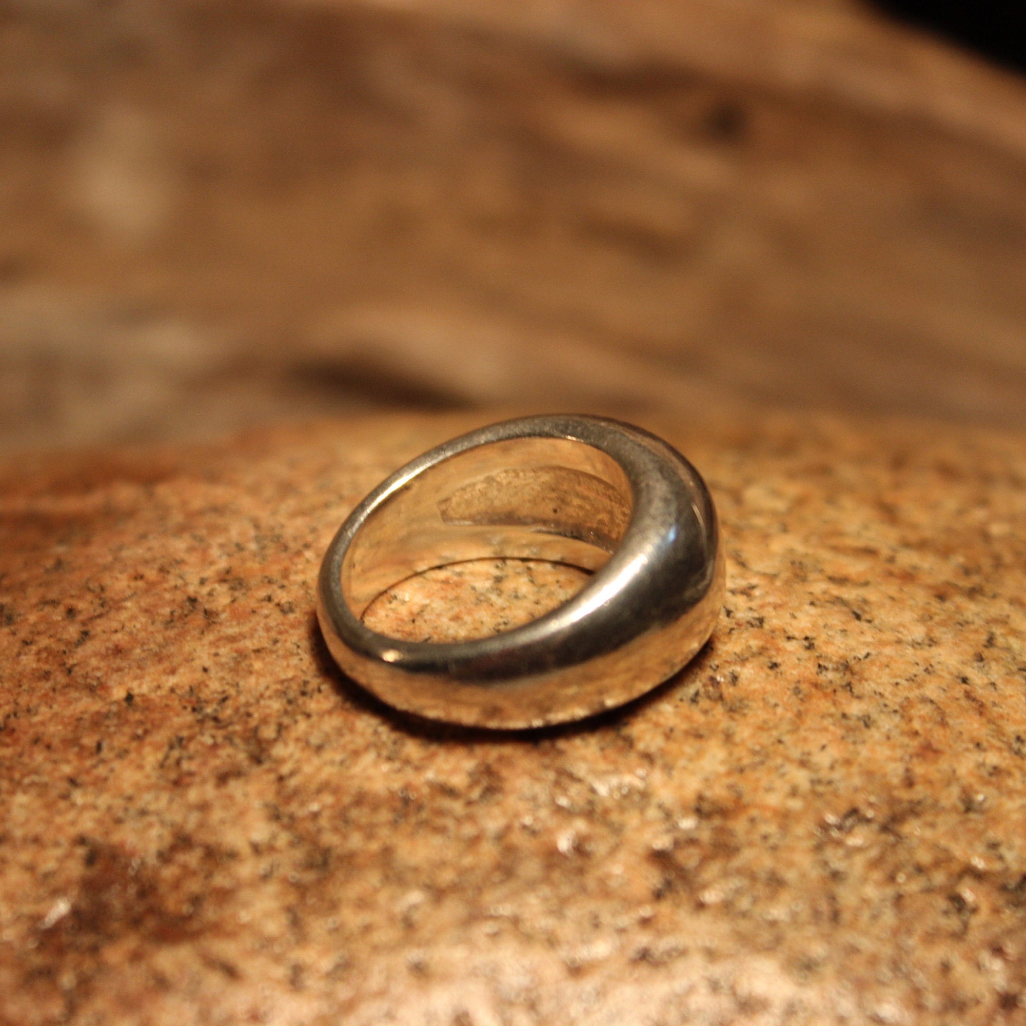 Mens Ring Mexico Large Silver Wedding Band Ring Sterling Silver Ring 16