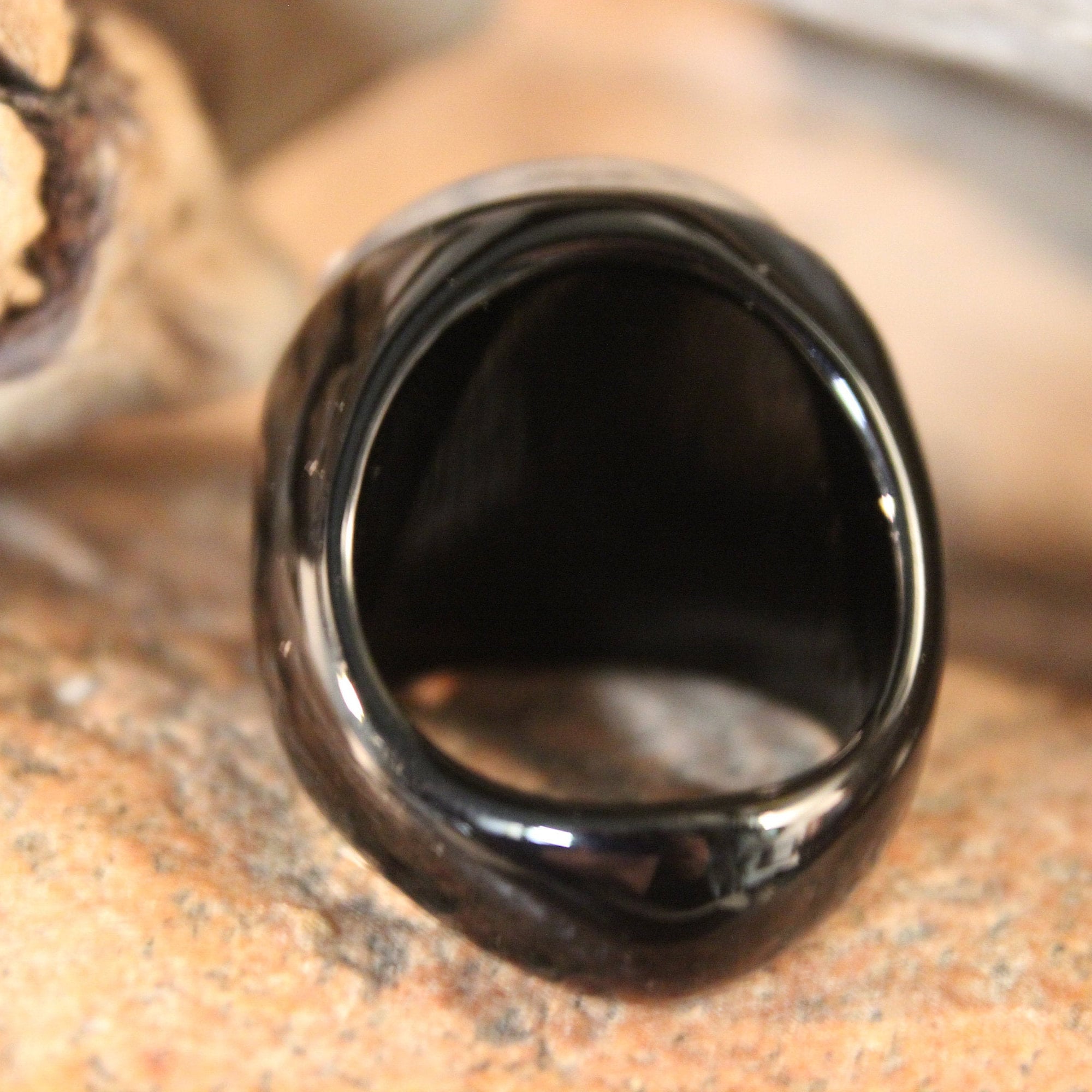 Mens Silver Ring Heavy 19.4 Grams Size 10 Vintage Sterling Silver