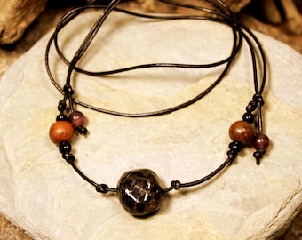 Hand Carved Large 38tcw Garnet Pendant Necklace Large Natural 38tcw Garnet Healing Pendant Garnet Pendant Necklace Garnet Pendant & Amethyst