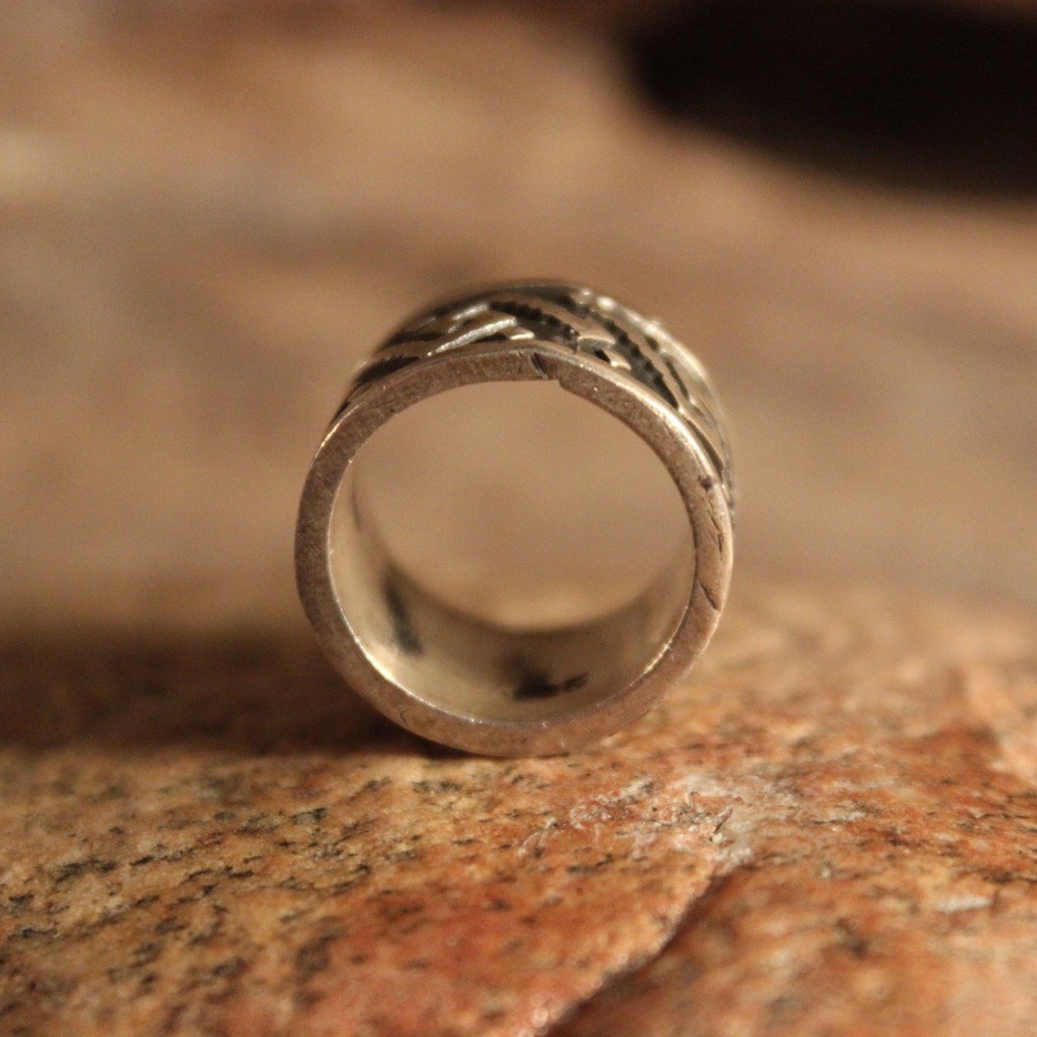 Mens Viking Ring Sterling Viking Band Ring Norse Ring Celtic Etsy