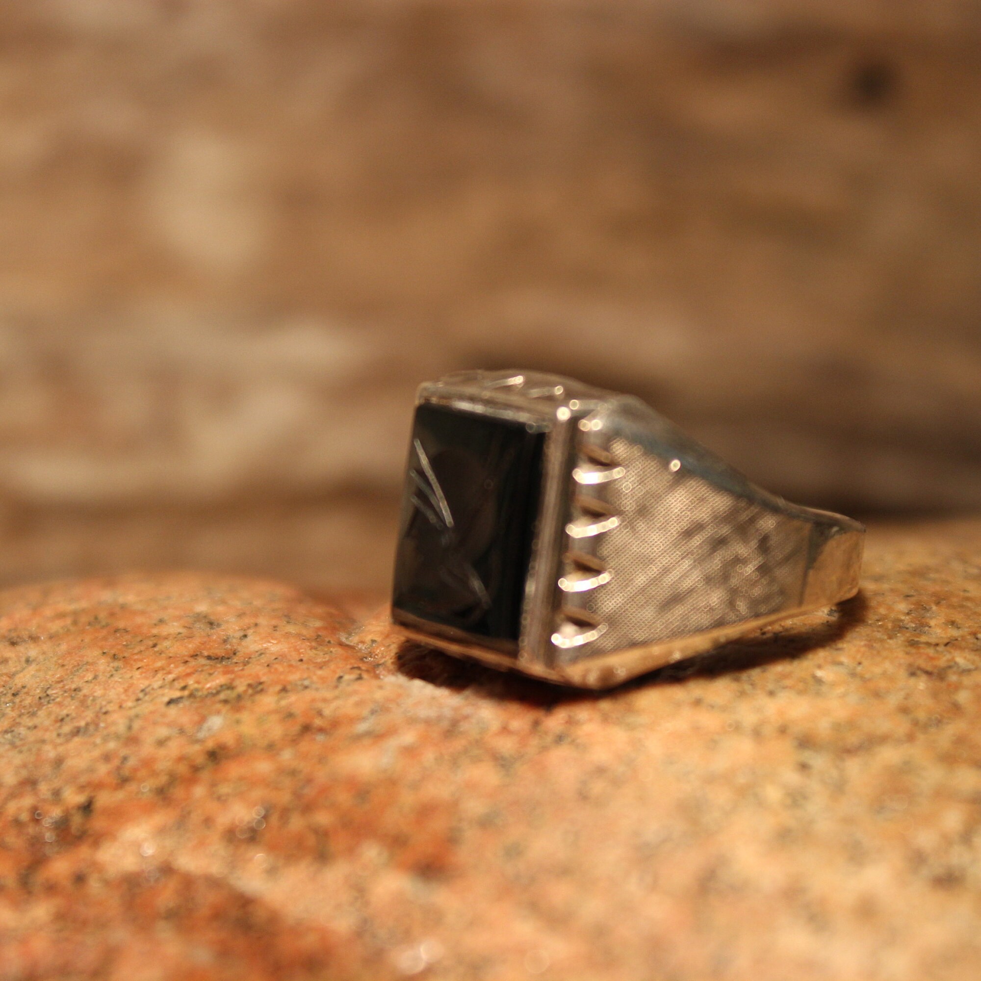 Mens Silver Rings Roman Soldier Ring Size 10.5 Vintage Sterling Silver ...