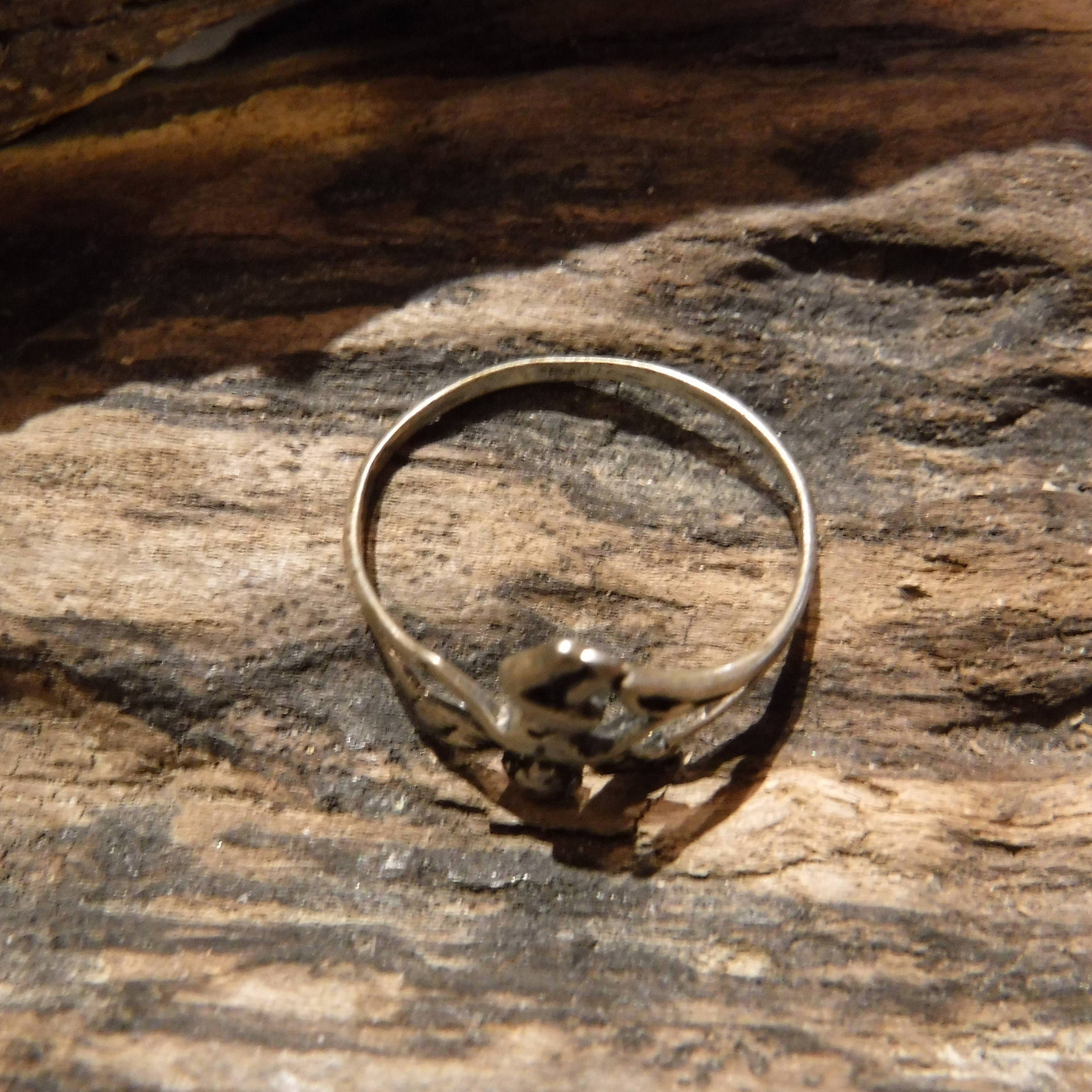 Vintage Sterling Silver Fairy Ring Size 8.25 Vintage Fairy Ring 1.4