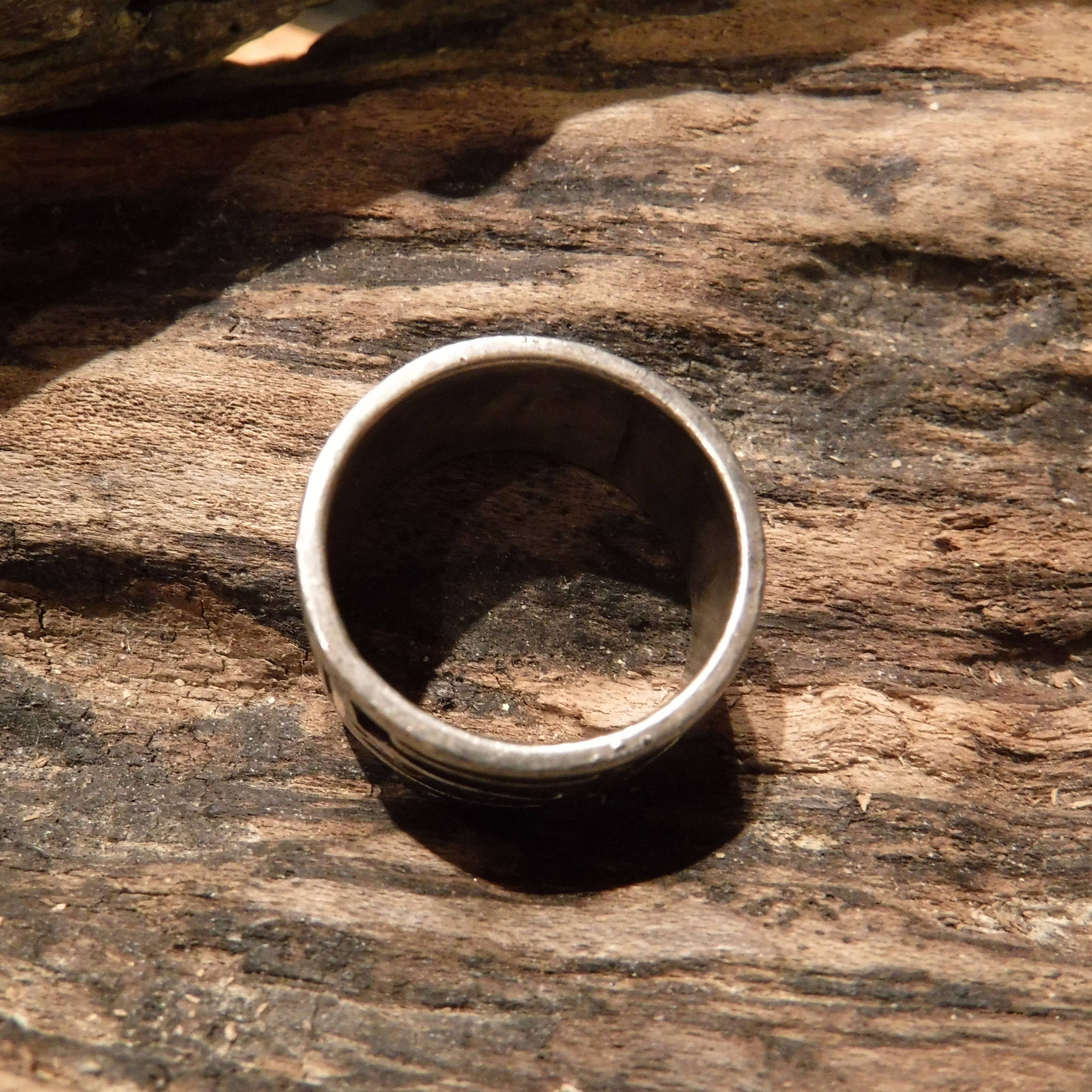 Mens Rings Mexico Sterling Silver Mens Ring 7 Grams Size 7 Stamped 925