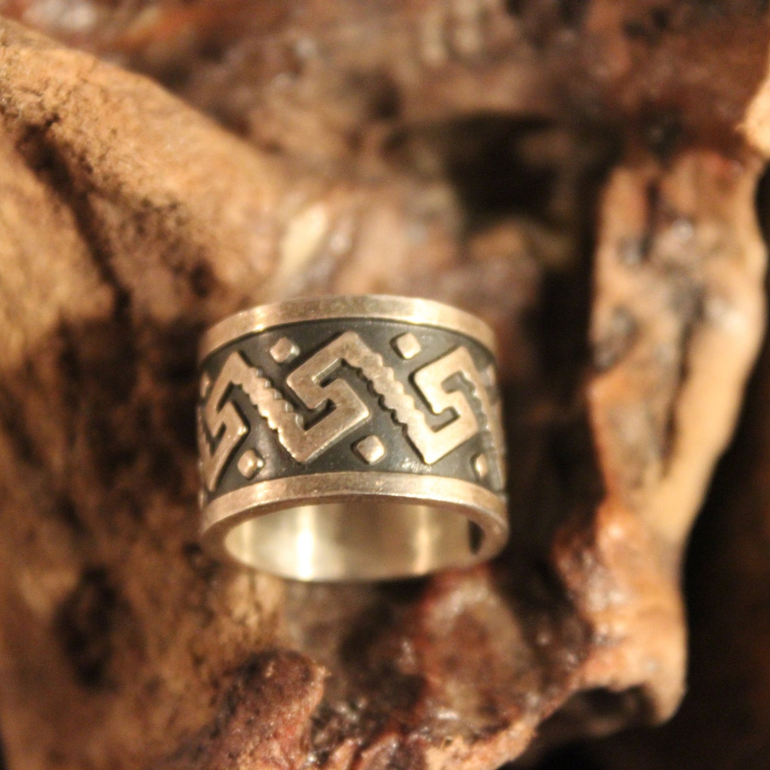 Mens Viking Ring Sterling Viking Band Ring Norse Ring Celtic Etsy