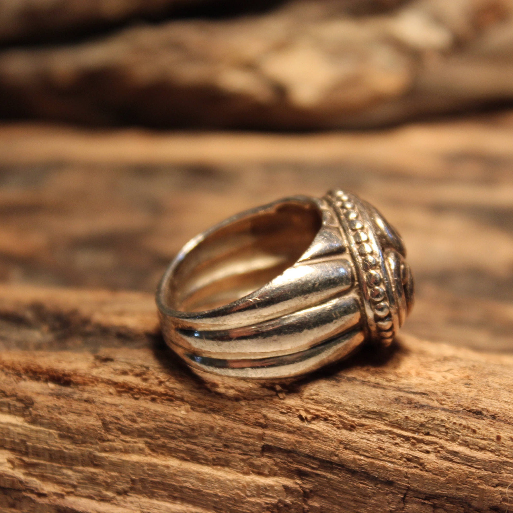 Vintage Mens Ring Sterling Silver Mens Rings Size 9 Vintage sterling