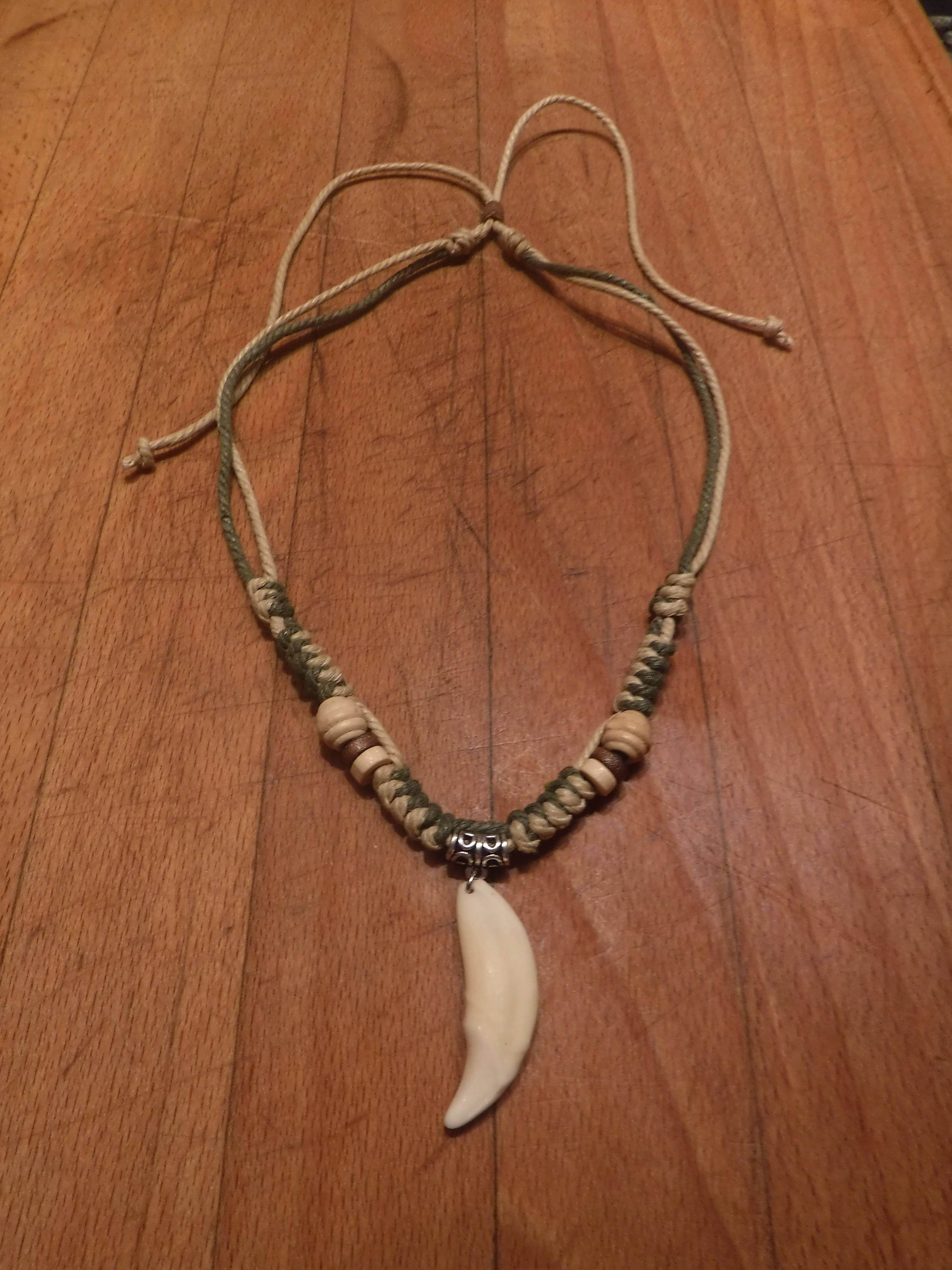 Large Wolf Tooth Necklace Wolf Teeth Necklace Wolf Necklace Wolf Tooth