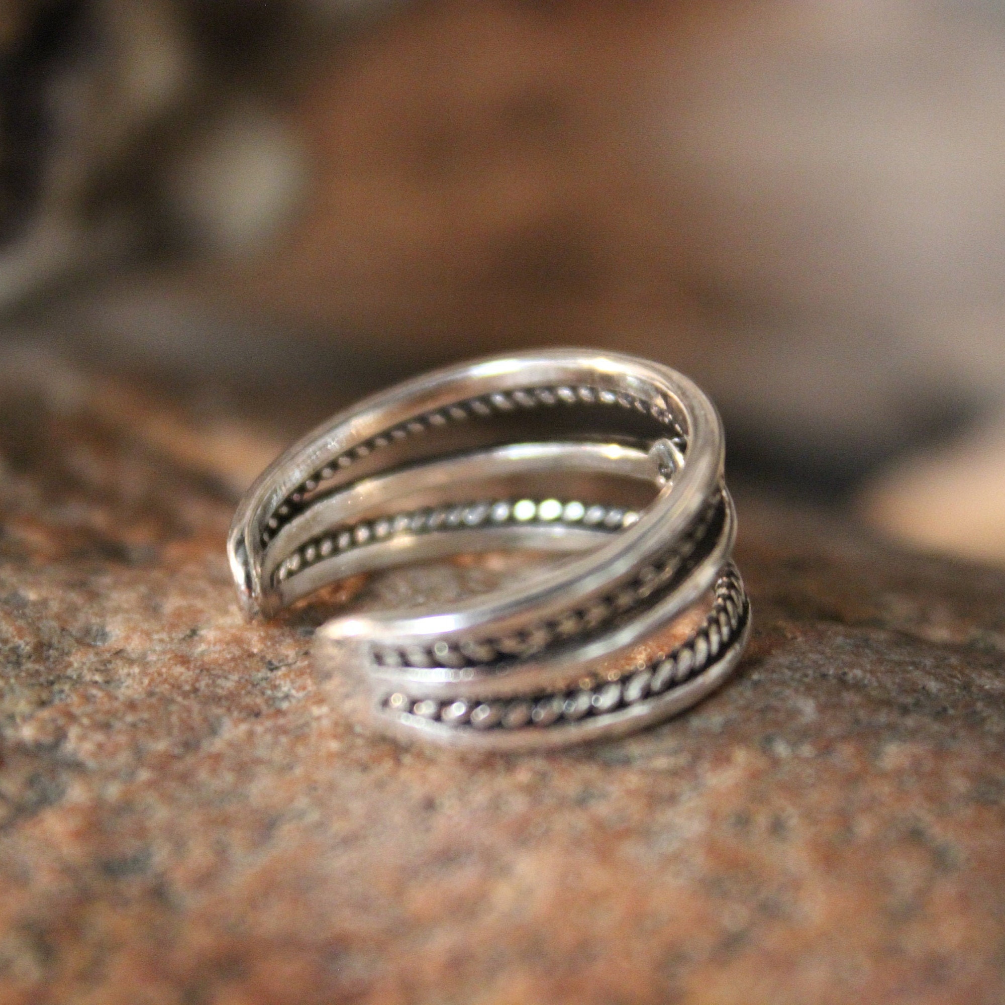 Norse Viking Silver Ring Odin's Valknut Rings Odin Viking Sterling ...