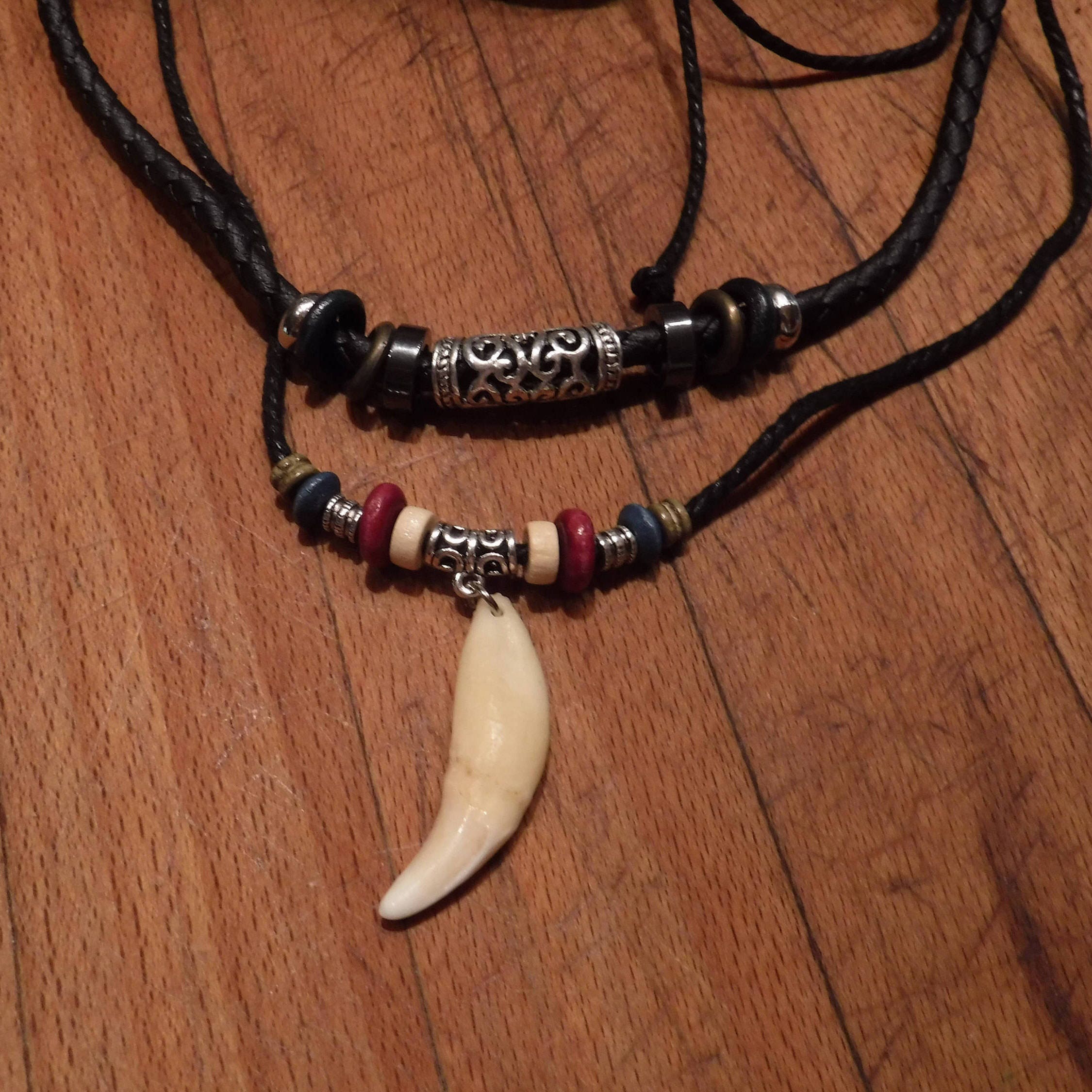 Large Wolf Tooth Necklace Wolf Teeth Necklace Wolf Necklace Wolf Tooth